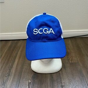 Blue and White SCGA Cap